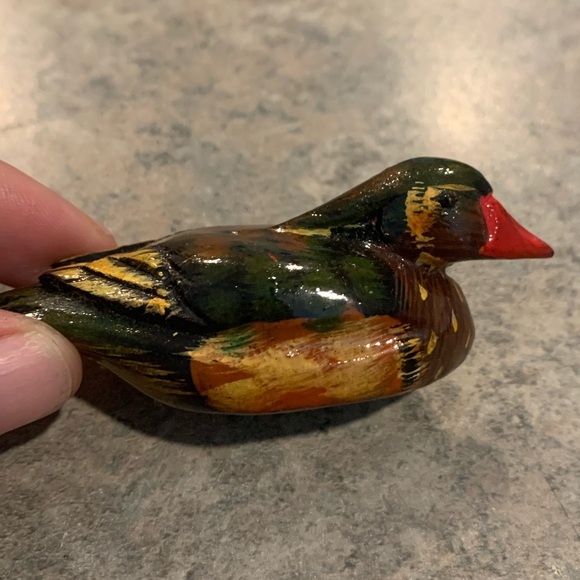 Set of 6 Mandarin Love Duck/ Feng shui ducks / Mini decoy - Picture 7 of 7